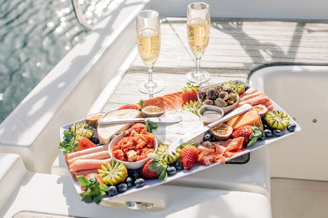 2 1/2 Hr Private Skippered Yacht Charter and Platter on Pittwater - Portuguese Beach stop: the swim-and-anchor kind of luxury