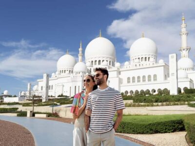 2-Day City Tour: Dubai & Abu Dhabi + Yacht Experience - Day 1 in Abu Dhabi: white marble, heritage village, and photo-stop moments