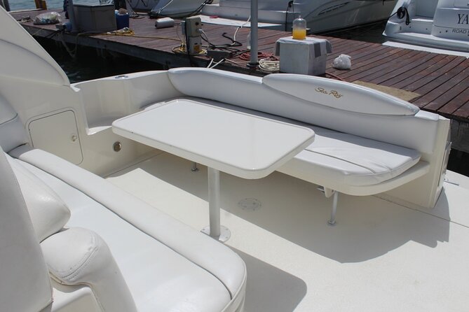 2-hour Private Sunset Cruise on a luxury yacht in Cancun Bay 25P18 - Drinks and music: included soft drinks, extra alcohol, and how to plan