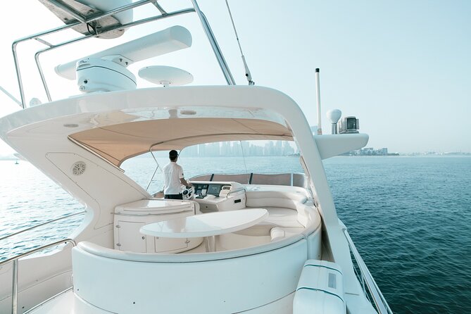 2 hours Dubai private luxury yacht 55ft tour - Meeting at Dubai Marina without stress (what to plan for)