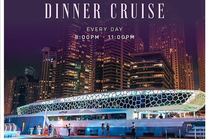 3-Hour Lotus Mega Yacht Dinner Cruise Dubai with Transfers - Price and value: what $99 buys you in real terms