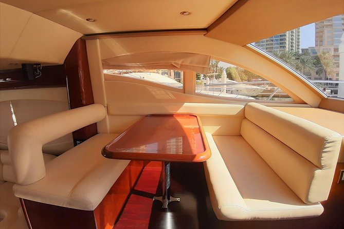 3-Hour Luxury Yacht Cruise from Dubai Marina - Onboard Comfort: Towels, Ice, Washrooms, and Fishing Gear