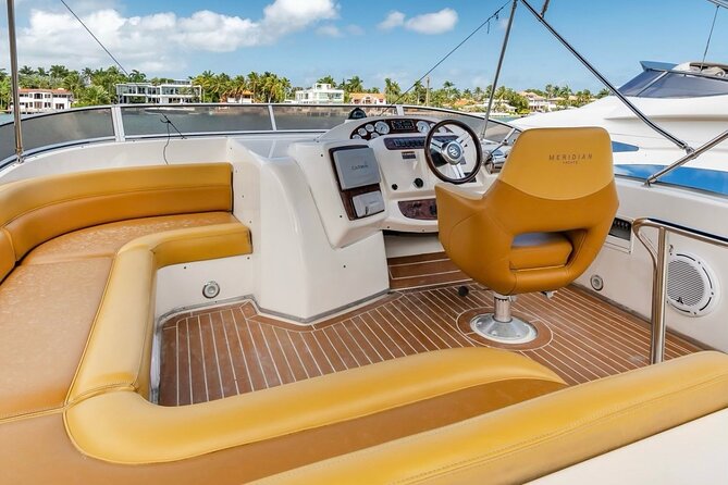 4-Hour 42 Meridian Yacht Rental with Captain in Miami Florida - Music and the cooler: The small details that make a yacht rental feel like a party