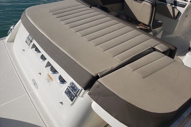 42 to 46 Ft Private Yacht Miami, rent for 2 our 4 hours, 12 ppl - How the Cruise Feels: Skyline, Mansions, and Photo Stops