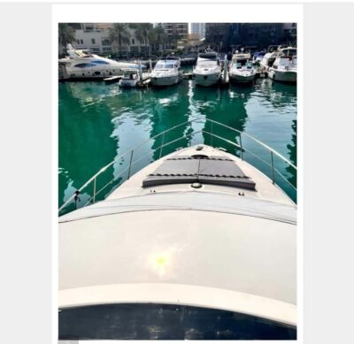 50 feet Private Luxury Yacht Tour In Dubai Marina - The route and landmark views: Lagoon, JBR, Atlantis, and the Anchor