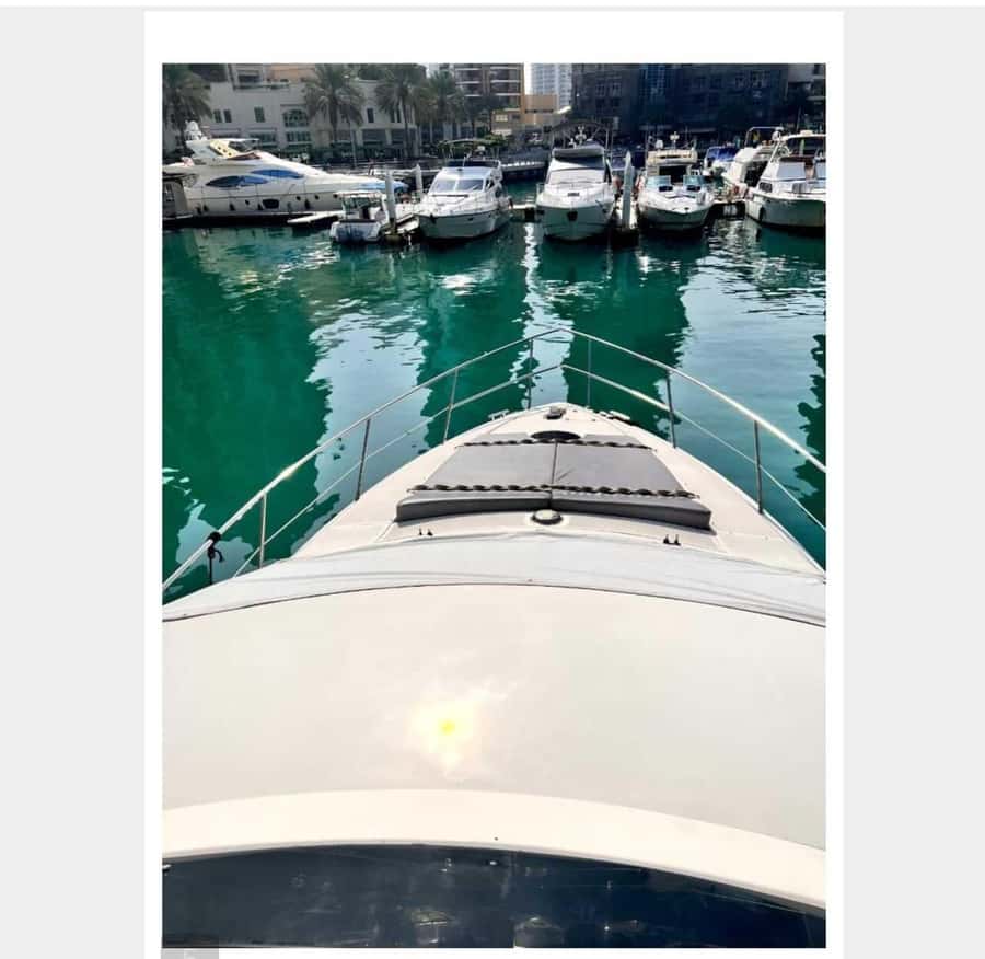 50 feet Private Luxury Yacht Tour In Dubai Marina - The route and landmark views: Lagoon, JBR, Atlantis, and the Anchor