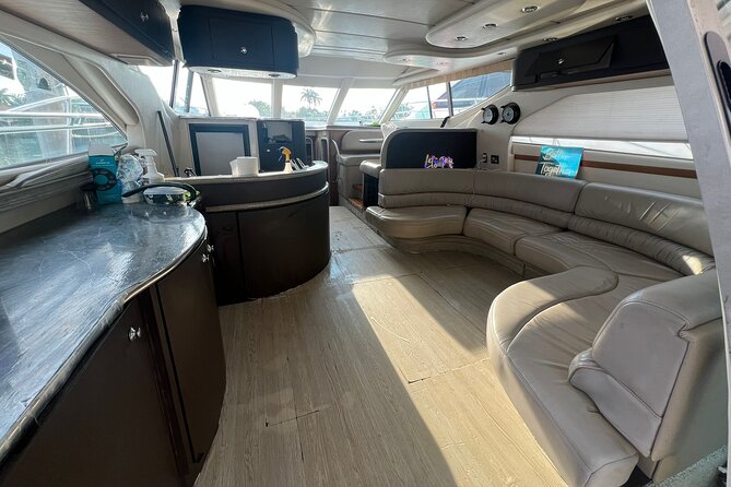 50ft Miller Blue | Miami Yacht Rental | 3 to 6 Hours | 13 Ppl - Stop 3: The Miami River cruise and Downtown skyline photos