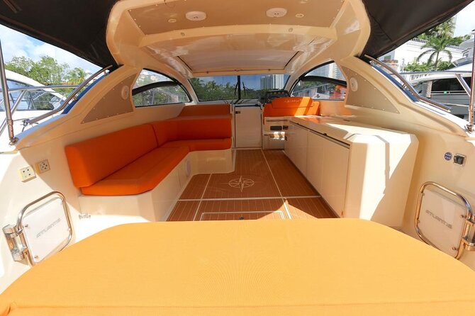 52' Azimut Yacht Charter - The Biscayne Bay Icon Cruise: Star Island, Fisher Island, Monument Island, and Nixon Sandbar