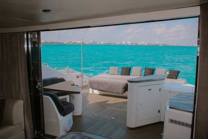 82 Feet Mega Yacht Rental up to 15pax in Cancun - Crew service: the difference between a boat ride and a hosted day