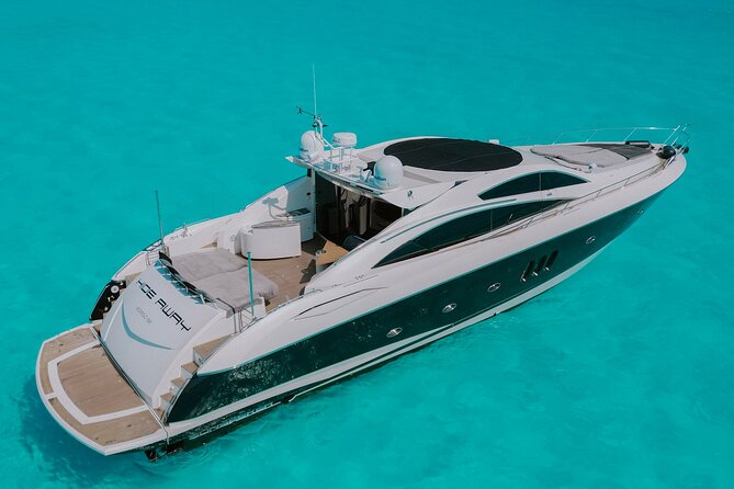 82 Feet Mega Yacht Rental up to 15pax in Cancun - The real itinerary: 6 or 8 hours to Isla Mujeres and Playa Norte
