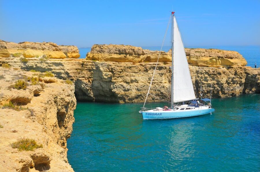 Albufeira: 3-Hour Yacht Daytime/Sunset Cruise to Benagil - Benagil, Galé, and Carvoeiro: cave exteriors you’ll actually see