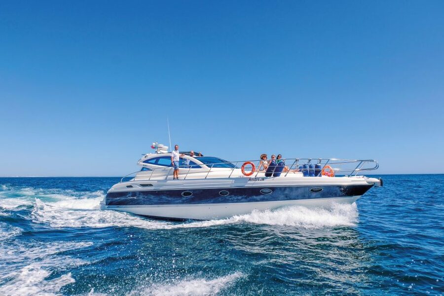 Albufeira: Algarve Half-Day Private Yacht Charter - From the boat to the first cave stops: how the timing works