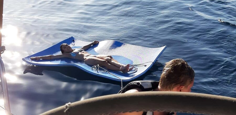 Always private 4 hour - Sail- dolphin Yacht Charter-paddle - Swim, snorkel, and paddle board: how the water time is set up
