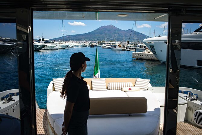 Azimut 62s Yacht Early Morning Capri Transfer & Italian Breakfast - Crew Matters: Professional Captain Energy and Thoughtful Hosting