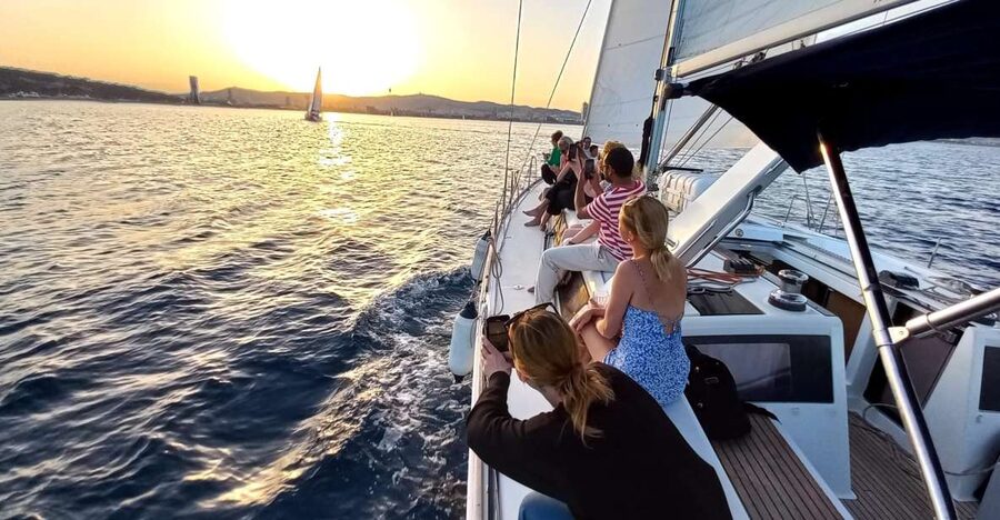 Barcelona: Luxury Private Sunset Yacht Cruise - The Main Event: Sunset Views Over W Hotel, Barceloneta, and the Olympic Towers