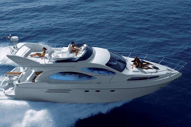Barcelona Private Luxury Motor Yacht Sunset Cruise with Drinks - Drinks, snacks, towels, and music: the feel-good details