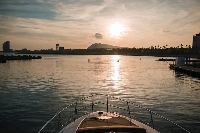 Barcelona Private Luxury Motor Yacht Sunset Cruise with Drinks - Price and value: what $710.43 buys for up to 11