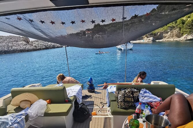 Blue & Green cave tour with yacht from town Hvar - Budikovac Island (Blue Lagoon): Quiet Water, Pebble Beach, and a Real Reset