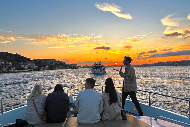 Bosphorus Sunset or Daytime Yacht Cruise with Snacks & Live Guide - Bosphorus Bridge views: the city’s link in one frame