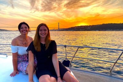 Bosphorus Sunset Yacht Cruise with Snacks and Live Guide - Boarding Around Beyoğlu and Settling In on the Yacht