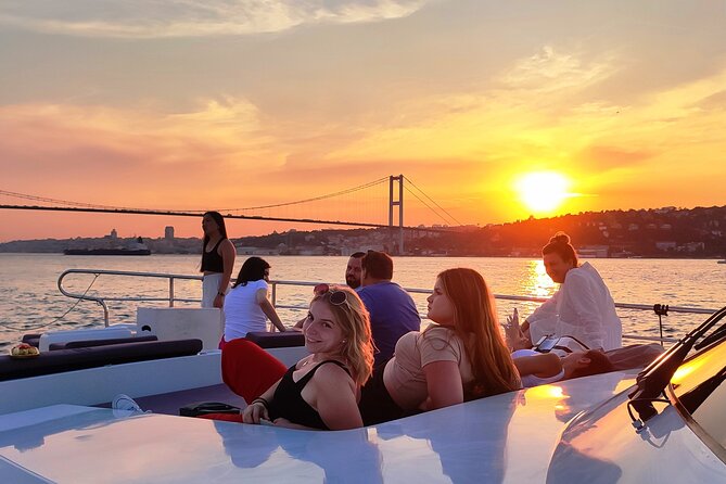 Bosphorus Sunset Yacht Experience: Istanbul’s Best - Dolmabahçe Palace and Ortaköy Mosque at dusk