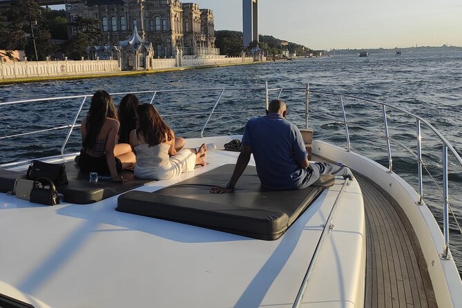 Bosphorus Yacht Cruise at Sunset with Snacks - Golden Horn connection: Galata Bridge and Galata Tower angles