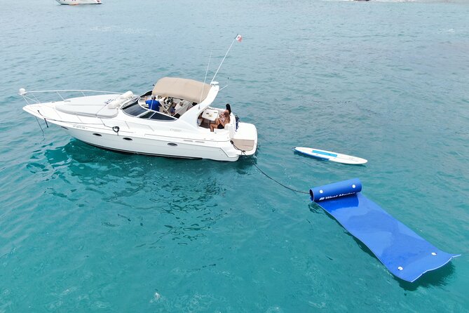 Cabo San Lucas Yacht Rental all inclusive - Medano Bay anchor time: where swimming, snorkeling, and sea life are the point