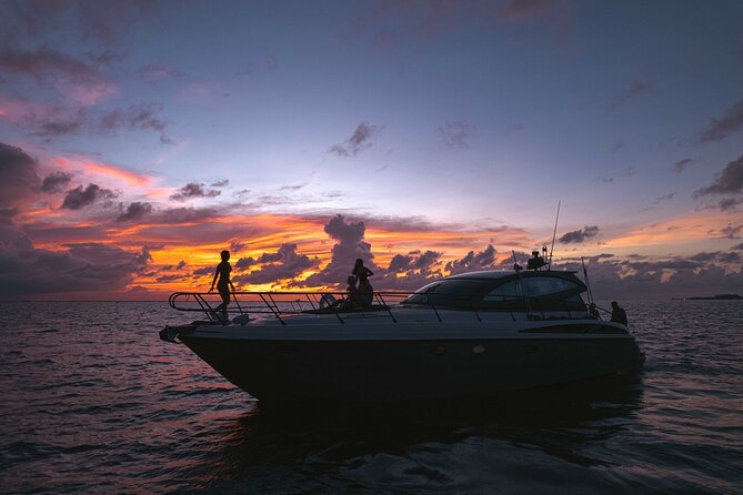 Cancun: 4-Hour All Inclusive Luxury Yacht – 50' Cranchi - The crew effect: Captain Oscar, Hostess Key, Chef Ivan, Marciel
