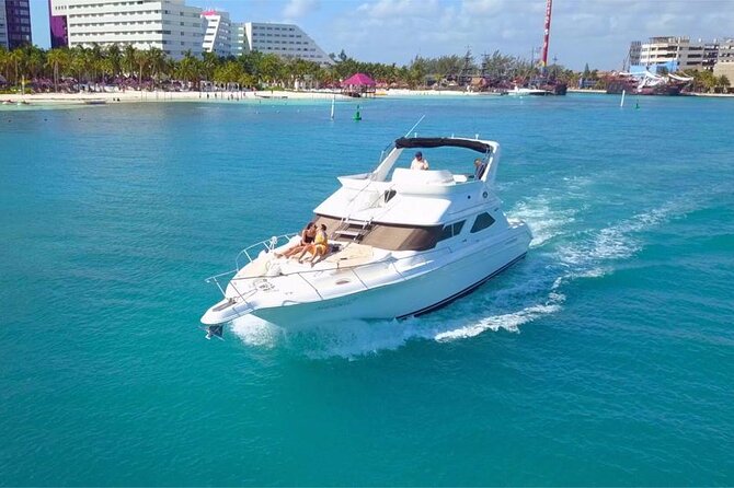 Cancun yachts rental YACHT 46 FT, 15 PAX MAX 25P12 - Cruising Cancun’s Water: The Part You’ll Remember Most
