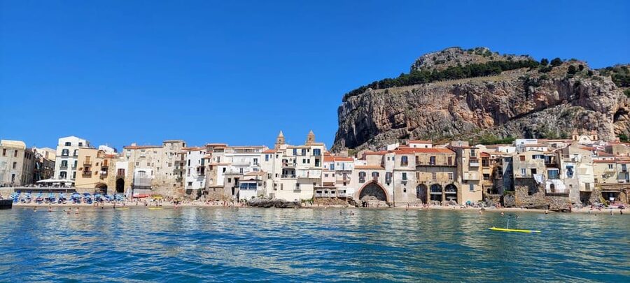 Cefalù: Mini Yacht with Snorkel Stops, Caves and Aperitif - On-board aperitivo: prosecco, snacks, and a game on the clock