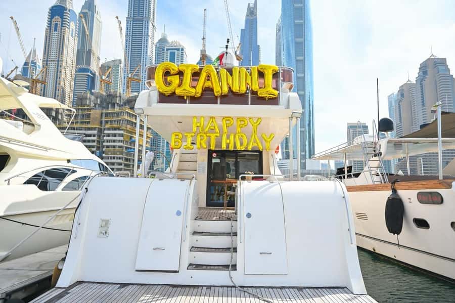 Celebrate Your Birthday in Style on luxury Yacht in Dubai - Price and Value: $803 Per Group (Up to 30) for a Birthday Yacht Party