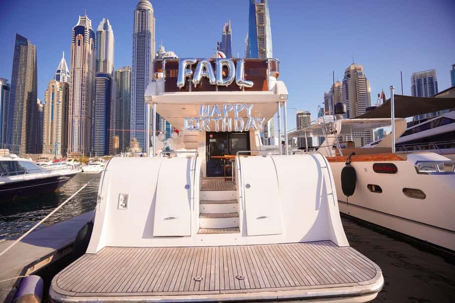 Celebrate Your Birthday in Style on luxury Yacht in Dubai - Where You Meet: Dubai Harbour and Getting Aboard Amwaj Al Bahar