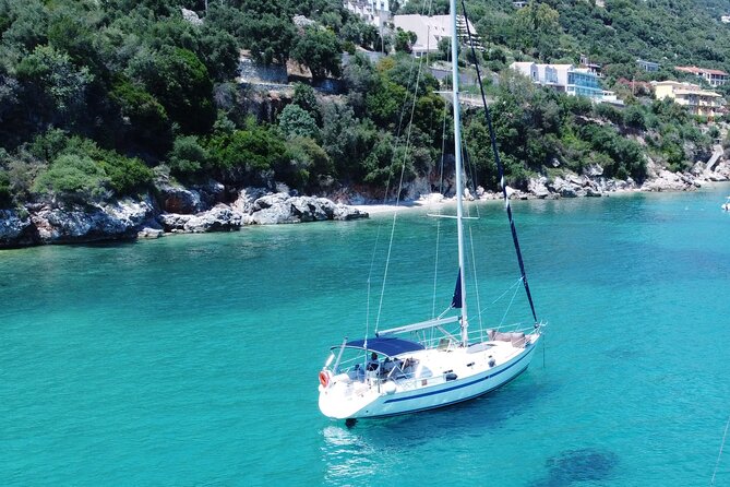 Corfu:Private sailing yacht cruise for up to 10 guests - Royal Baths, Vido, and Lazareto: how the swim breaks work