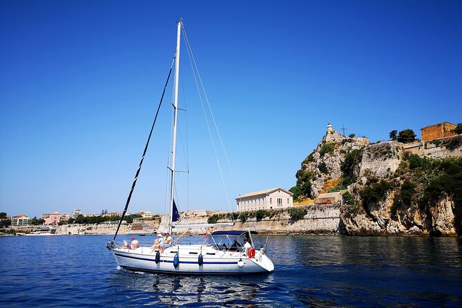 Corfu:Private sailing yacht cruise for up to 10 guests - Snacks, beer, wine, and the onboard comfort you’ll notice