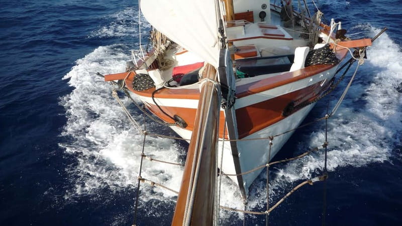 Corfu: Sunset Cruise on a Traditional Wooden Sailing Yacht - The route in plain English: old port views to Garitsa Bay and Mon Repos