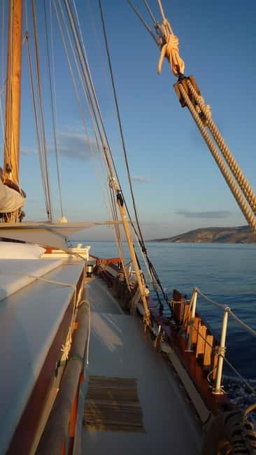 Corfu: Sunset Cruise on a Traditional Wooden Sailing Yacht - Small group size: why 20–22 people feels different on a sail