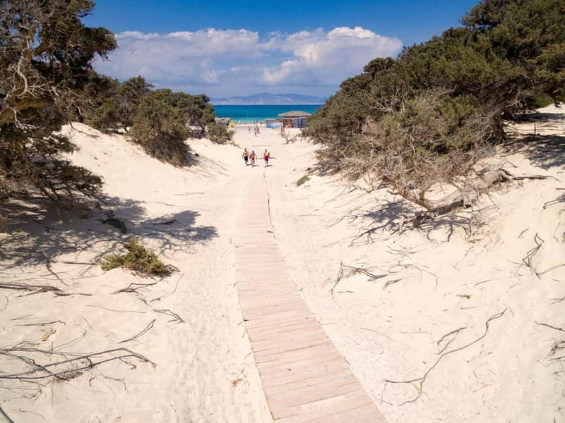 Crete: Chrissi Island Yacht Cruise with Lunch & Snorkeling - Getting to Ierapetra and crossing to the island