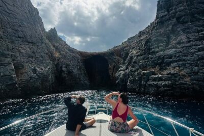 Crete Yacht Cruises 5 Hours Private Guided Cruise in Ag Nikolaos - Stop 1: Sunken City of Olous for shallow snorkel-ready history