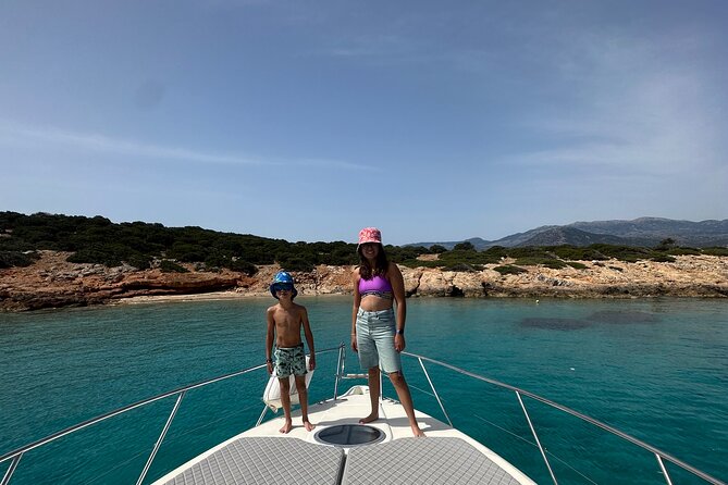 Crete Yacht Cruises 5 Hours Private Guided Cruise in Ag Nikolaos - Price and value: $1,563.81 for up to 8 people