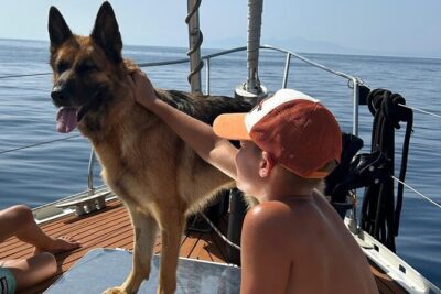 Day sailing Skiathos Skopelos with lunch on Rainbow yacht - Stop 1: Tsougria Beach for the first swim reset