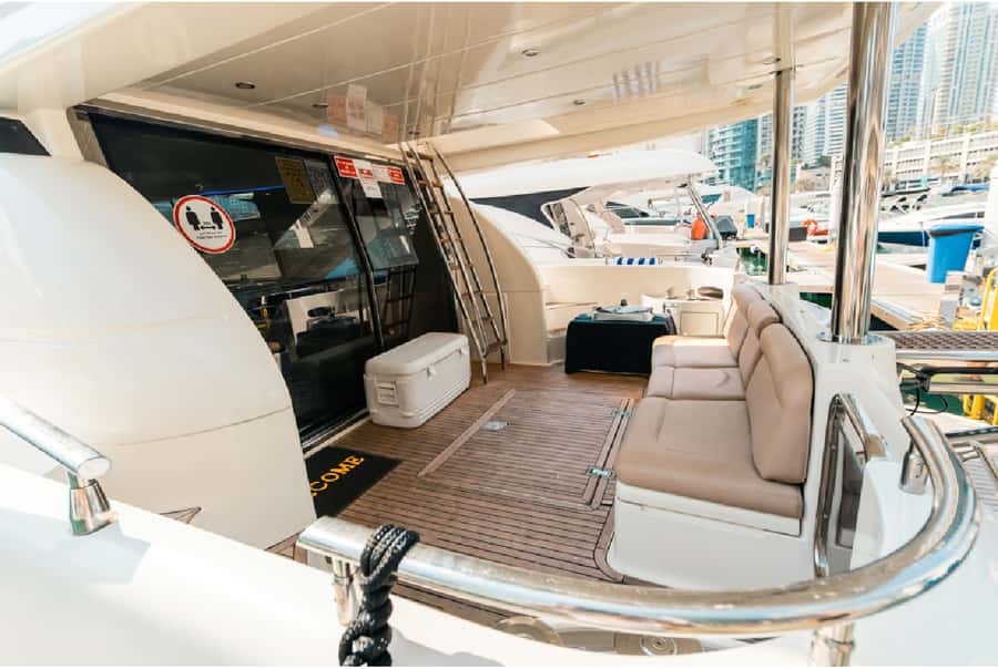 Dubai: 58-Feet Yacht Sea Trip - Jumeirah Beach Residence: Views That Feel More “Real” Than the Postcard