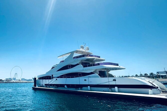 Dubai Harbour Super Yacht Experience with gourmet & Drinks - The Yacht Setup: Three Decks, Real Space, Easy Views
