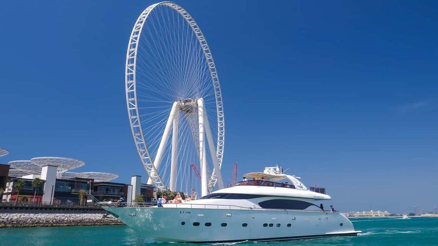 Dubai Marina Yacht Tour: Ain Wheel, JBR & Harbour in 1 Hour - Key highlights you’ll actually care about