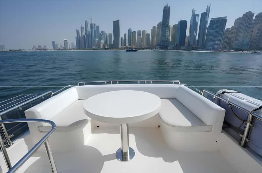 Dubai: Private Yacht Tour Experience with Soft Drinks - Photo stops that are worth your time: Ain Dubai, JBR, Atlantis, Burj Al Arab