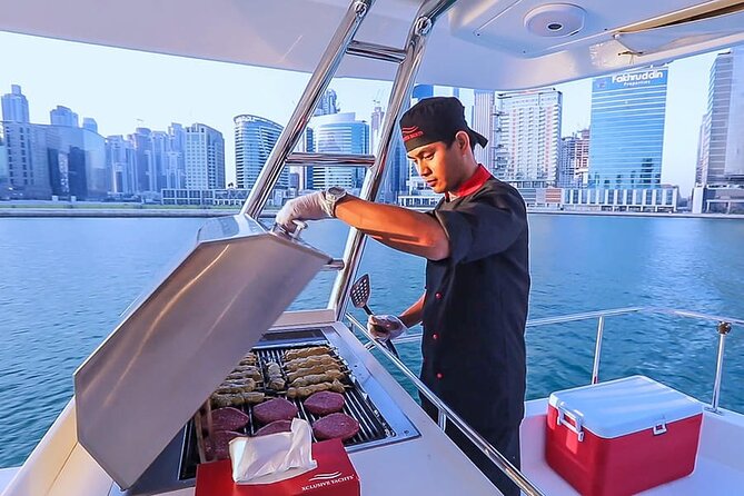 Dubai Sky Walker Sharing Yacht Tour with Live BBQ and Drinks - Live BBQ and drinks: what’s included, and how to get the most out of it