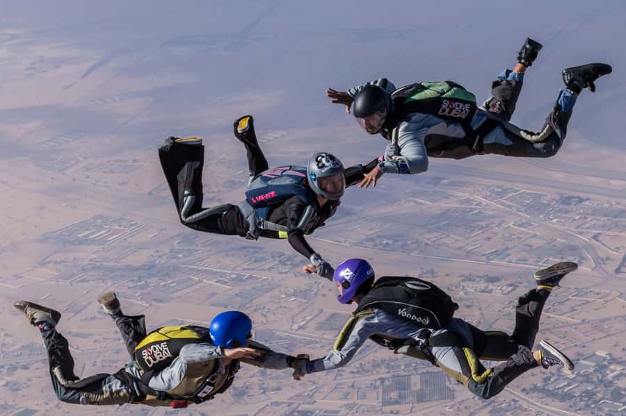 Dubai: Skydive at The Palm with Photos, Video & Yacht Tour - Under Canopy Over The Palm: The 4–5 Minute “I Can Breathe” Moment