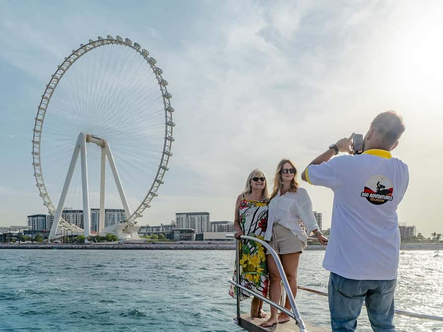 Dubai: The View At The Palm Ticket & 1.5 Afternoon Yacht - How the timing works for a smooth 3-hour day