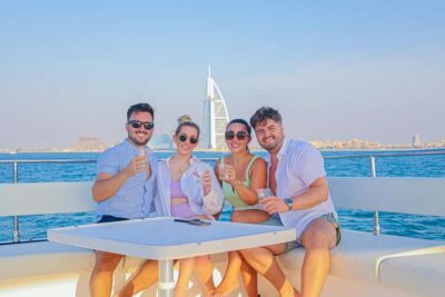 Dubai Waves & Dunes: Luxury Yacht Cruise w/ Red Dunes Safari - Getting Picked Up in Dubai, Sharjah, or Ajman