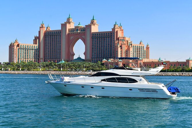 Dubai Yacht Rental - Book 58 ft Private Yacht up to 28 persons - What’s included vs what you bring: the drinks plan is simple and useful