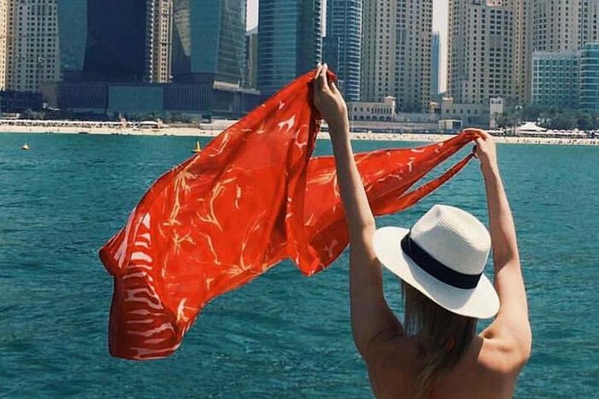 Dubai Yacht Sea escape Cruise, Swim, Tan & Sightsee! - Price and group size: when $269 per group is actually a good deal